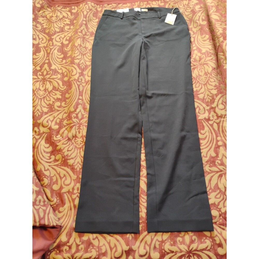 A New Day Womens Straight Leg High Rise Bi-StretchSize 8/R Federal Blue Navy